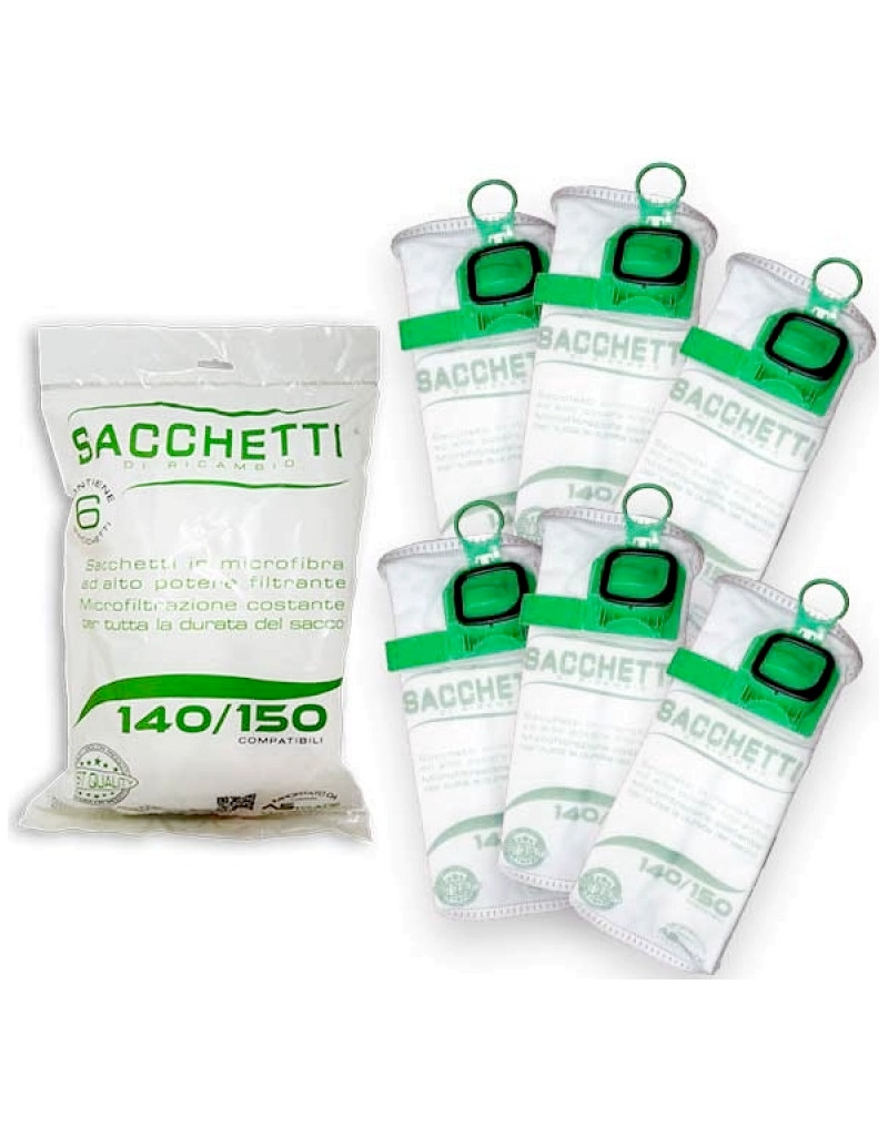 Box Multipack Sacchetti, Griglie e Profumatori Compatibili per Folletto Vk  140/150