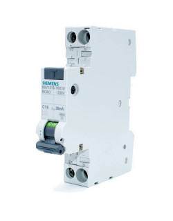 Interruttore Magnetotermico Siemens 2P 2A 6kA Tipo C 2 Moduli